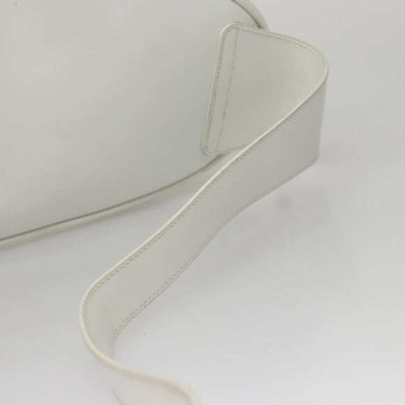 GUCCI Bamboo Backpack Leather White Auth 105680