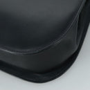 Salvatore Ferragamo Hand Bag Leather 2way Black Gold Auth 105702-16