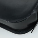 Salvatore Ferragamo Hand Bag Leather 2way Black Gold Auth 105702-18