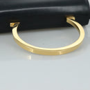 Salvatore Ferragamo Hand Bag Leather 2way Black Gold Auth 105702-7
