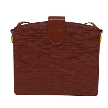 LOUIS VUITTON Epi Capuchin Shoulder Bag Brown M52343 LV Auth 105707 - 0