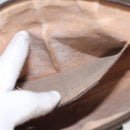 GUCCI Web Sherry Line GG Supreme Shoulder Bag PVC Beige Gold Auth 105717-11