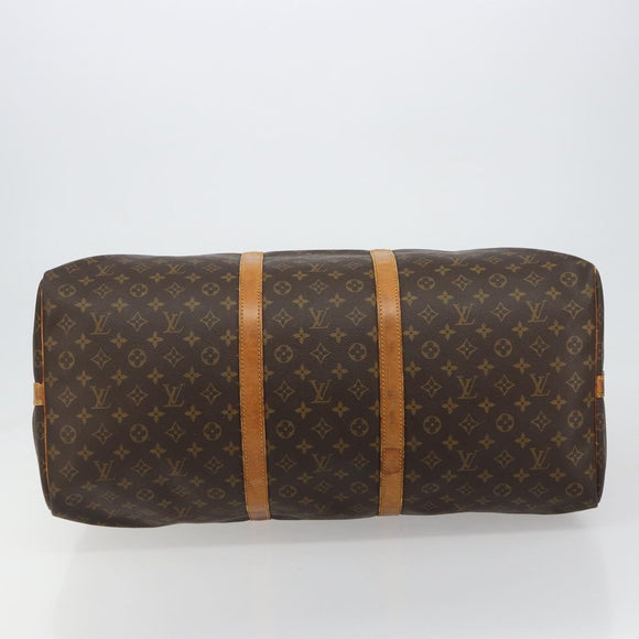 LOUIS VUITTON Monogram Keepall Bandouliere 60 Boston Tasche M41412 LV Auth 105725