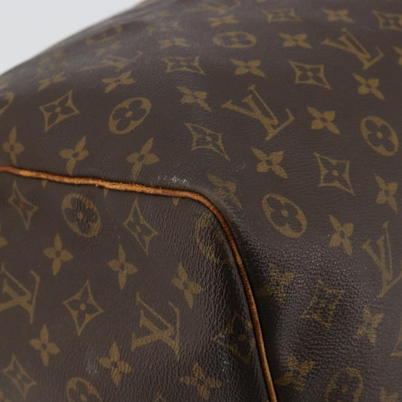 LOUIS VUITTON Monogram Keepall Bandouliere 60 Boston Tasche M41412 LV Auth 105725