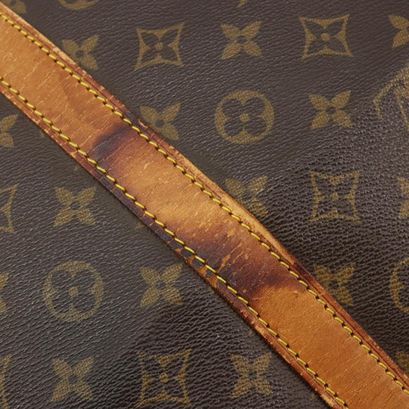 LOUIS VUITTON Monogram Keepall Bandouliere 60 Boston Tasche M41412 LV Auth 105725