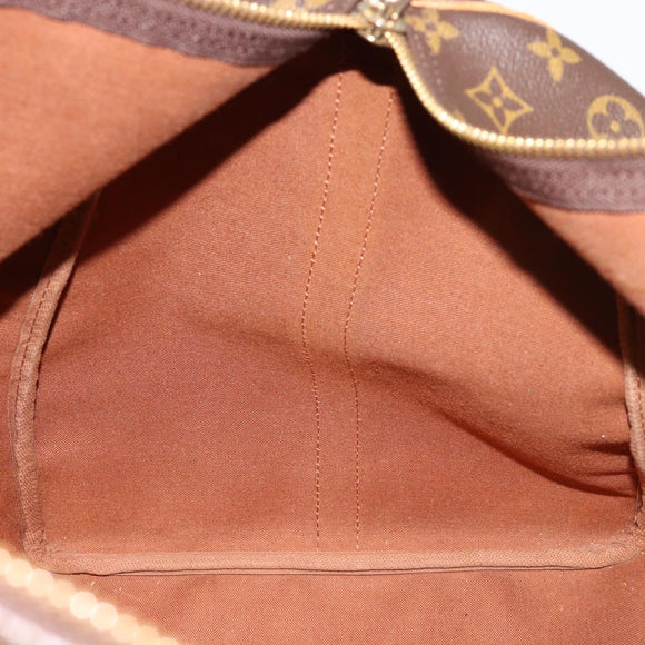 LOUIS VUITTON Monogram Keepall Bandouliere 60 Boston Tasche M41412 LV Auth 105725