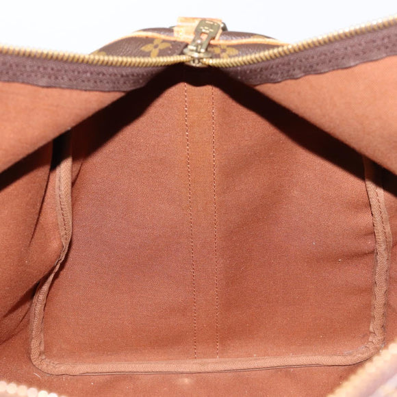 LOUIS VUITTON Monogram Keepall Bandouliere 60 Boston Tasche M41412 LV Auth 105725