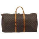 LOUIS VUITTON Monogram Keepall Bandouliere 60 Boston Tasche M41412 LV Auth 105725-3