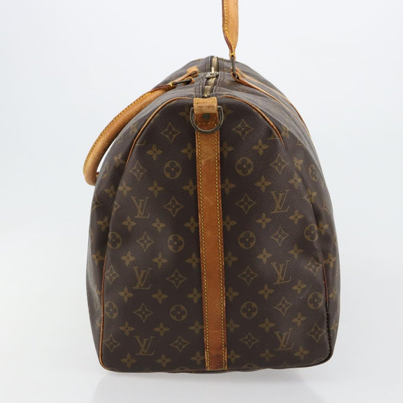 LOUIS VUITTON Monogram Keepall Bandouliere 60 Boston Tasche M41412 LV Auth 105725