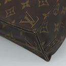 LOUIS VUITTON Monogram Sac Plat Hand Bag M51140 LV Auth 105727-17
