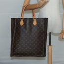 LOUIS VUITTON Monogram Sac Plat Hand Bag M51140 LV Auth 105727-20