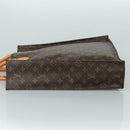 LOUIS VUITTON Monogram Sac Plat Hand Bag M51140 LV Auth 105727-4