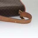 CELINE Macadam Canvas Hand Bag PVC Leather 2way Brown Auth 105732-7