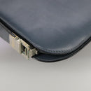 CELINE Shoulder Bag Leather Blue Auth 105737-17