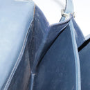 CELINE Shoulder Bag Leather Blue Auth 105737-21