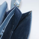 CELINE Shoulder Bag Leather Blue Auth 105737-26