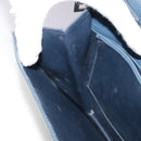 CELINE Shoulder Bag Leather Blue Auth 105737-27