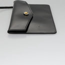 Salvatore Ferragamo Hand Bag Patent Leather Black Gold Auth 105756-21