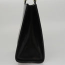 Salvatore Ferragamo Hand Bag Patent Leather Black Gold Auth 105756-4