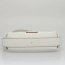 Salvatore Ferragamo Shoulder Bag Leather White Auth 105780V-6