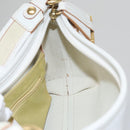 Salvatore Ferragamo Shoulder Bag Leather White Auth 105780V-20