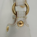 Salvatore Ferragamo Shoulder Bag Leather White Auth 105780V-4