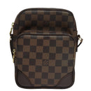 LOUIS VUITTON Damier Ebene Amazon Shoulder Bag SPO N48074 LV Auth 105783-13