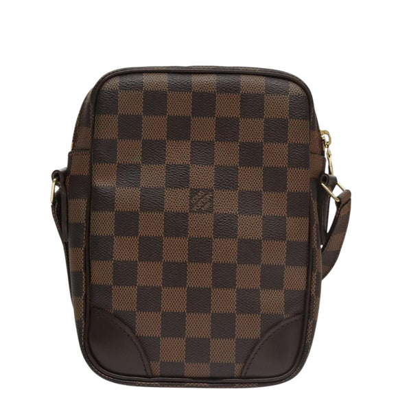 LOUIS VUITTON Damier Ebene Amazon Shoulder Bag SPO N48074 LV Auth 105783