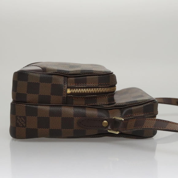 LOUIS VUITTON Damier Ebene Amazon Shoulder Bag SPO N48074 LV Auth 105783