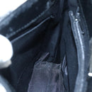 Burberrys Nova Check Shoulder Bag Canvas Leather Beige Black Silver Auth 105785-19