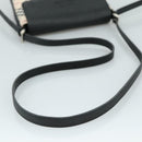 Burberrys Nova Check Shoulder Bag Canvas Leather Beige Black Silver Auth 105785-7