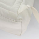 PRADA Backpack Nylon White Silver Auth 105813SAV-9
