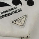 PRADA Backpack Nylon White Silver Auth 105813SAV-21