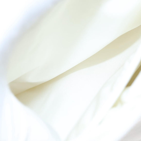 PRADA Backpack Nylon White Silver Auth 105813SAV