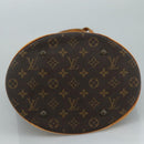 LOUIS VUITTON Monogram Bucket GM Shoulder Bag M42236 LV Auth 105824-5