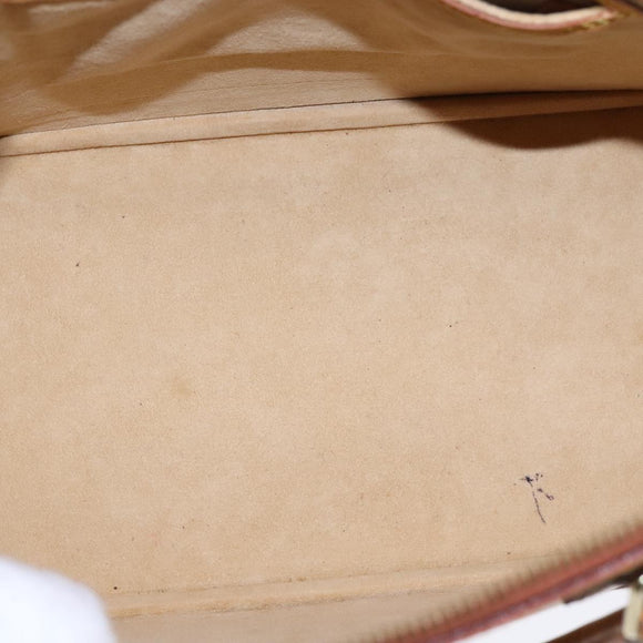 LOUIS VUITTON Nomad leather Alma Hand Bag Brown M85394 LV Auth 105829V