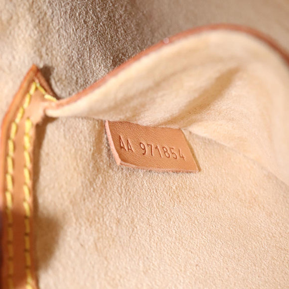 LOUIS VUITTON Nomad leather Alma Hand Bag Brown M85394 LV Auth 105829V