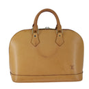 LOUIS VUITTON Nomad leather Alma Hand Bag Brown M85394 LV Auth 105829V-13