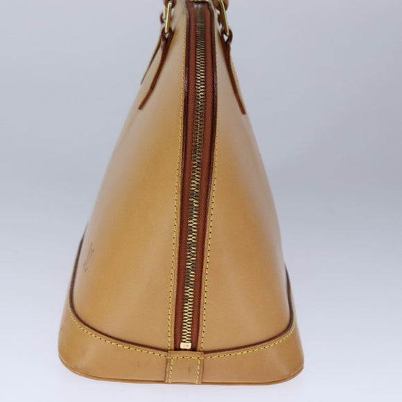 LOUIS VUITTON Nomad leather Alma Hand Bag Brown M85394 LV Auth 105829V