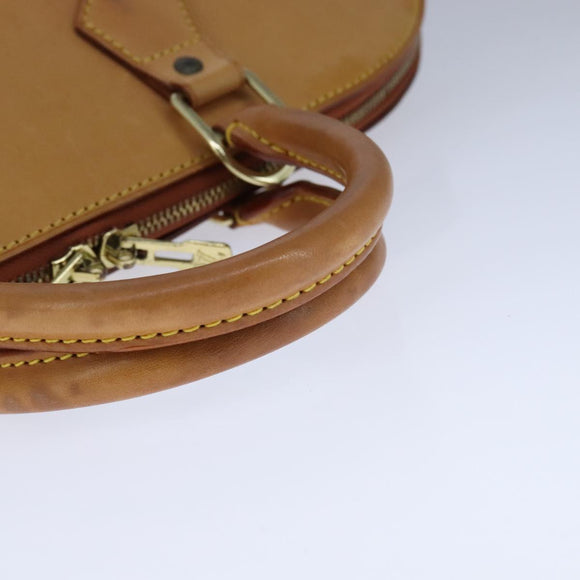 LOUIS VUITTON Nomad leather Alma Hand Bag Brown M85394 LV Auth 105829V