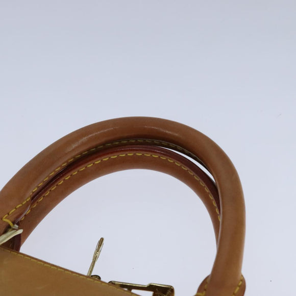 LOUIS VUITTON Nomad leather Alma Hand Bag Brown M85394 LV Auth 105829V