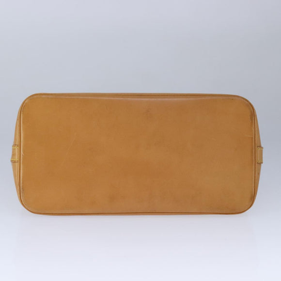 LOUIS VUITTON Nomad leather Alma Hand Bag Brown M85394 LV Auth 105829V