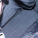 BURBERRY Nova Check Tote Bag Canvas Leather 2way Beige Brown Silver Auth 105869-11