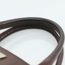 BURBERRY Nova Check Tote Bag Canvas Leather 2way Beige Brown Silver Auth 105869-8