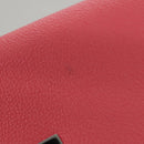 FENDI Peek A Boo Long Wallet Leather Pink 8M0427 Auth 105907V-8