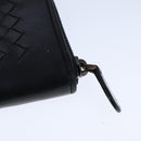BOTTEGA VENETA INTRECCIATO Long Wallet Leather Black Auth 105910-7