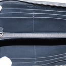 BOTTEGA VENETA INTRECCIATO Long Wallet Leather Black Auth 105910-9