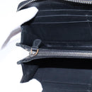 BOTTEGA VENETA INTRECCIATO Long Wallet Leather Black Auth 105910-18