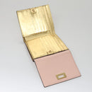 FENDI Peek A Boo Wallet Leather Pink Auth 105912V-9