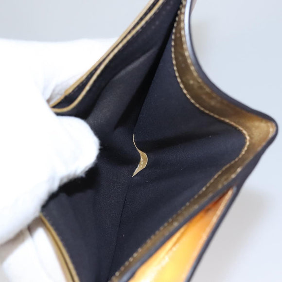 FENDI Peek A Boo Wallet Leather Pink Auth 105912V